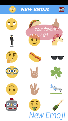 New Emoji Taco Unicorn Finger - Image screenshot of android app