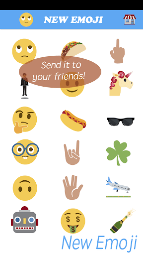 New Emoji Taco Unicorn Finger - عکس برنامه موبایلی اندروید
