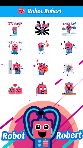 Mr Robot Sticker Free GIF - Image screenshot of android app