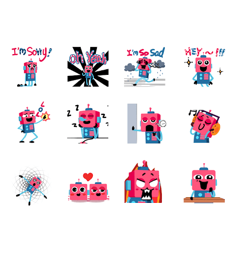 Mr Robot Sticker Free GIF - عکس برنامه موبایلی اندروید