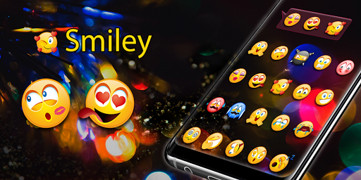 Smiley Emoji Keyboard ۲۰۱۸ Sticker - عکس برنامه موبایلی اندروید