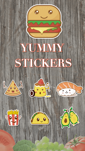Yummy Sticker GIF Free - Image screenshot of android app