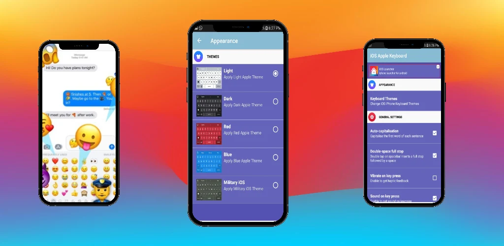 iOS Emojis For Android - عکس برنامه موبایلی اندروید