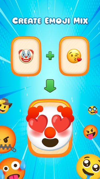 Emoji Kitchen - Merge Emoji - عکس برنامه موبایلی اندروید