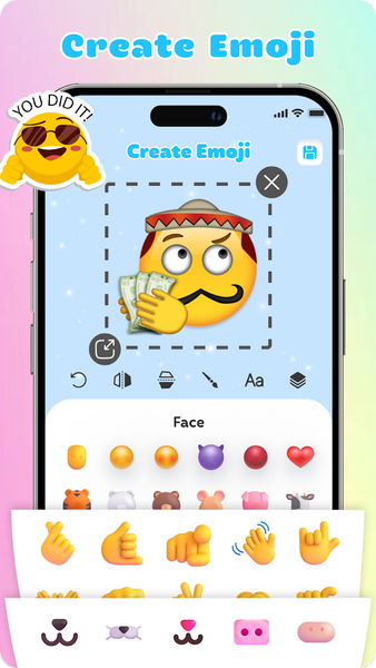 Emoji Maker: DIY Emoji Merge - Image screenshot of android app