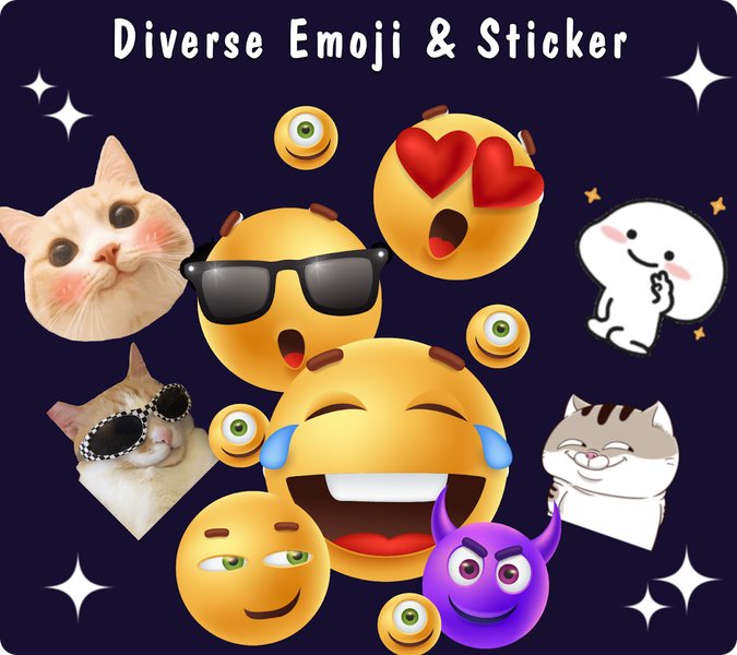 DIY Emoji: Funny Emoji Maker - عکس برنامه موبایلی اندروید