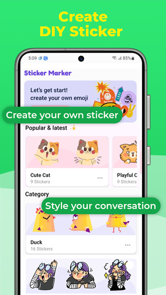 Sticker Maker WAStickerApps - عکس برنامه موبایلی اندروید