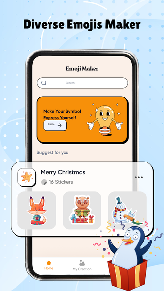 Funny Emoji - Emoji Maker - عکس برنامه موبایلی اندروید