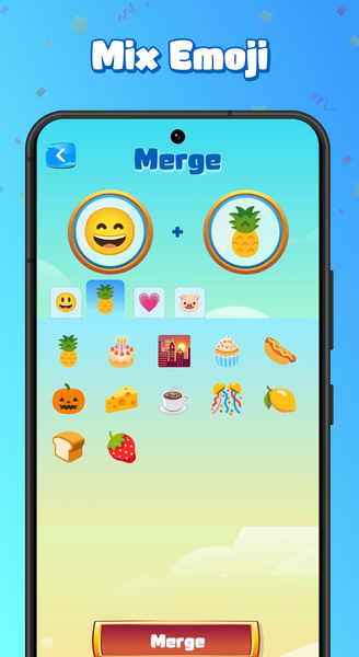 Emoji Merge: Mix Emoji DIY - Image screenshot of android app