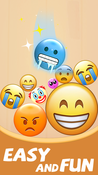 Emoji Merge 2048 - Gameplay image of android game