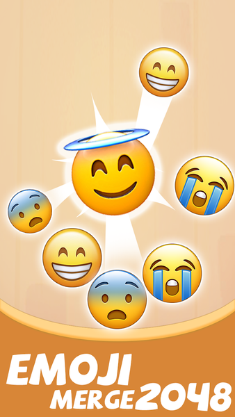 Emoji Merge 2048 - Gameplay image of android game
