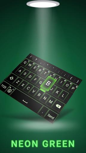 Emoji Smart Neon keyboard - Image screenshot of android app