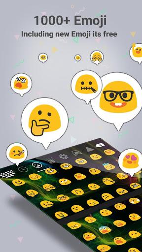 Emoji Smart Neon keyboard - Image screenshot of android app