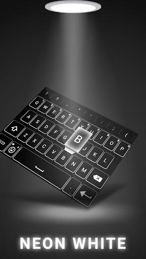 Emoji Smart Neon keyboard - Image screenshot of android app