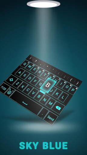 Emoji Smart Neon keyboard - Image screenshot of android app