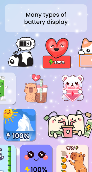 Emoji Battery Widget: Offline - Image screenshot of android app
