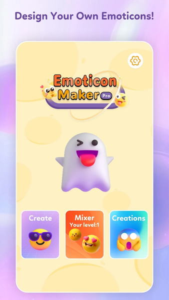 Emoticon Maker Launcher - Gameplay image of android game