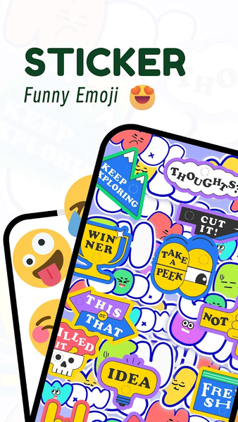 Emoticon Sticker - عکس برنامه موبایلی اندروید