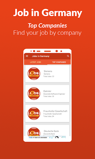 Jobs in Germany - عکس برنامه موبایلی اندروید