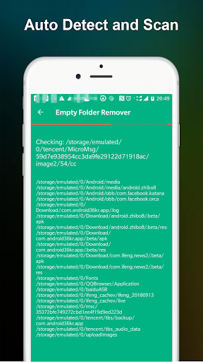 Empty Folder Cleaner - Image screenshot of android app