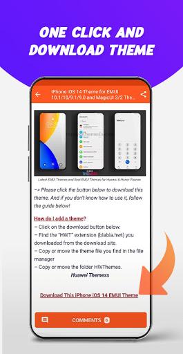 Huawei EMUI Themes - Image screenshot of android app