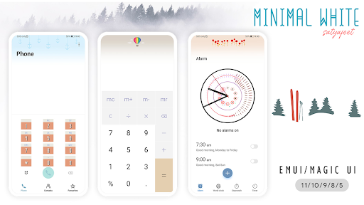 Gradient Minimal EMUI Theme - Image screenshot of android app