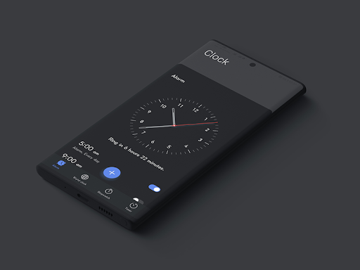 S۲۰ One-UI Dark Live Wallpaper Theme EMUI ۱۰ - عکس برنامه موبایلی اندروید