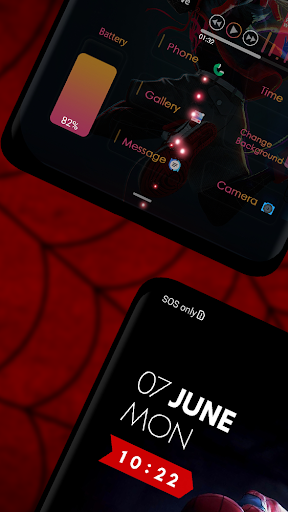 Spider EMUI 11/10/9/8/5 Theme - عکس برنامه موبایلی اندروید