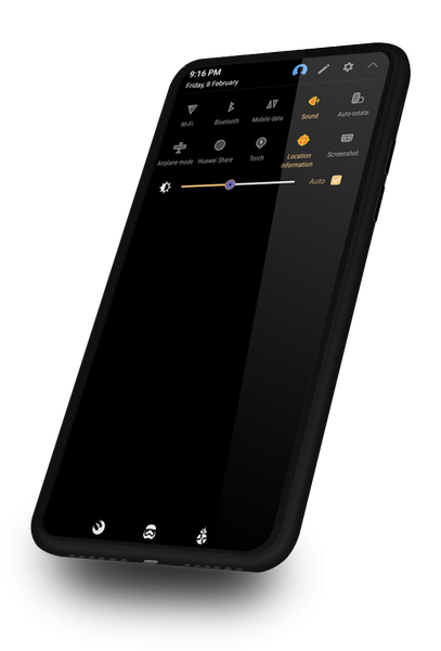 Star Warriors Dark UI EMUI 5/8 - Image screenshot of android app