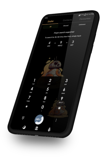 Star Warriors Dark UI EMUI 5/8 - Image screenshot of android app