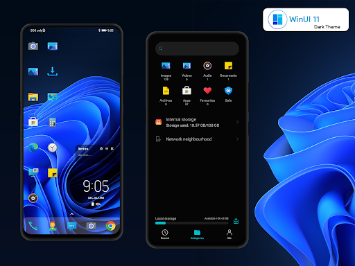 WinUI ۱۱ Light/Dark Theme for EMUI ۱۱/۱۰/۹.۱/۹ - عکس برنامه موبایلی اندروید
