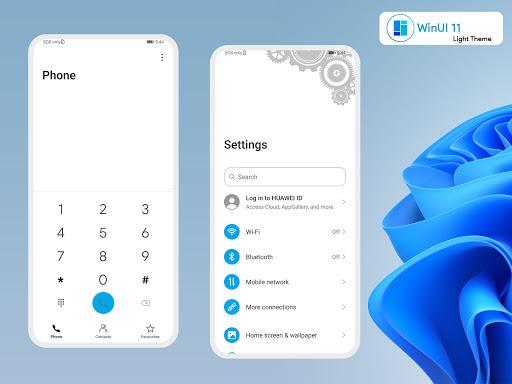 WinUI ۱۱ Light/Dark Theme for EMUI ۱۱/۱۰/۹.۱/۹ - عکس برنامه موبایلی اندروید