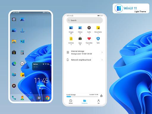 WinUI ۱۱ Light/Dark Theme for EMUI ۱۱/۱۰/۹.۱/۹ - عکس برنامه موبایلی اندروید