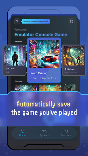 Emulator Console Game Retro - عکس برنامه موبایلی اندروید