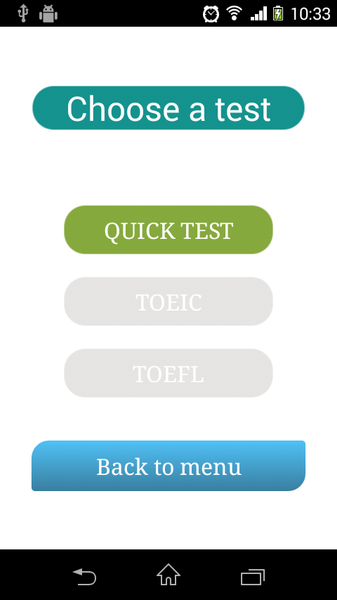 English Test Offline - Image screenshot of android app