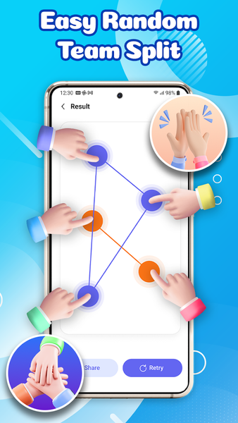 Spin the Wheel: Finger Picker - عکس برنامه موبایلی اندروید