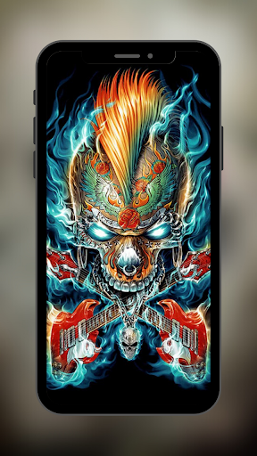 Skull Wallpaper - Image screenshot of android app