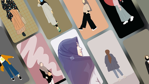 Hijab Cartoon Wallpaper - عکس برنامه موبایلی اندروید