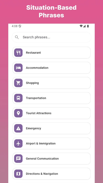 Japanese Phrasebook Travel - عکس برنامه موبایلی اندروید