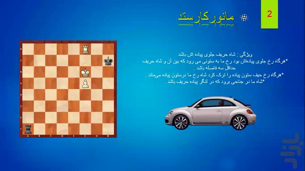 اصول آخر بازی در شطرنج - عکس برنامه موبایلی اندروید