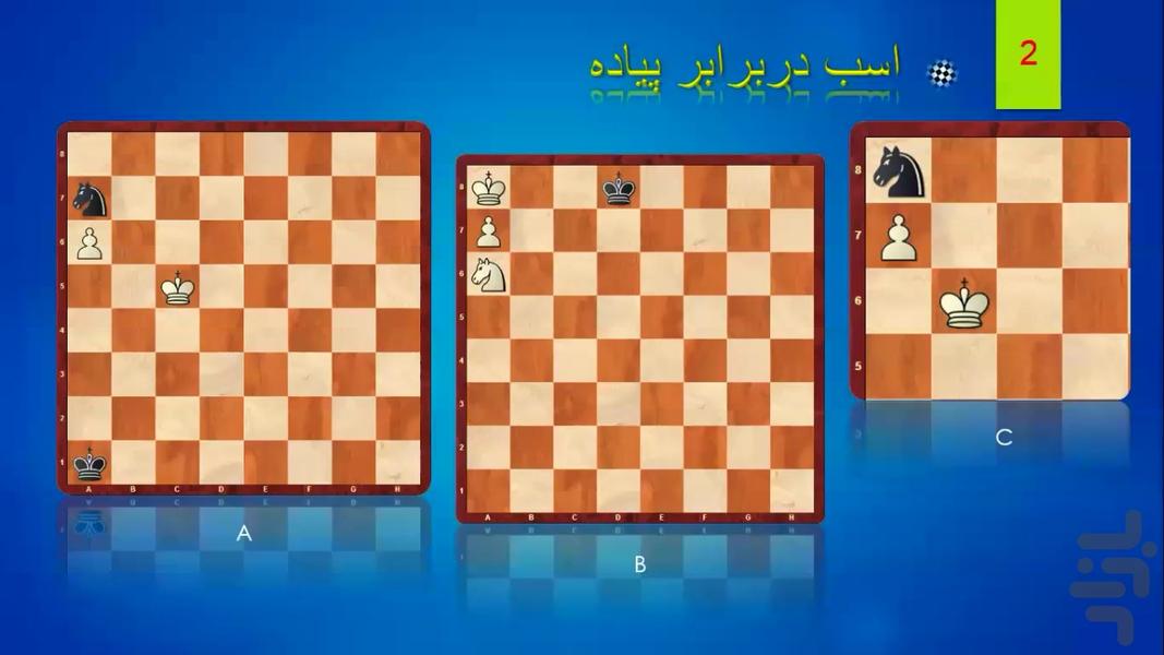 اصول آخر بازی در شطرنج - عکس برنامه موبایلی اندروید