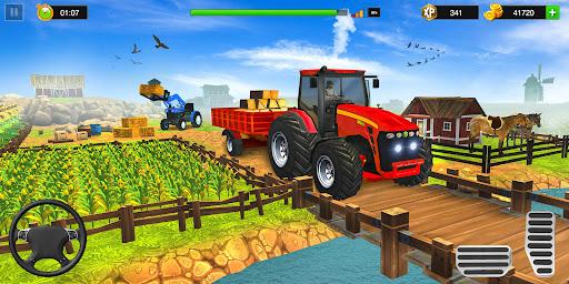 Tractor Farm Simulator Games - عکس بازی موبایلی اندروید