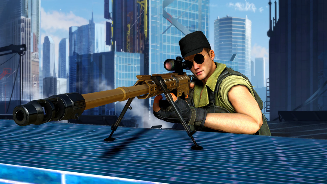 Sniper 3D FPS Shooting Games - Gameplay image of android game