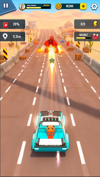 Mini Car Endless Racing Game - عکس بازی موبایلی اندروید