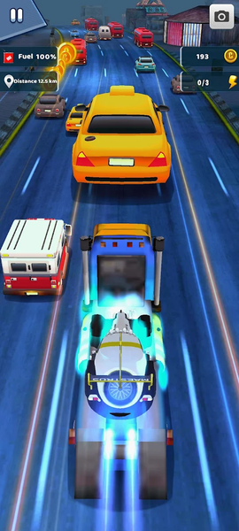Mini Car Endless Racing Game - عکس بازی موبایلی اندروید