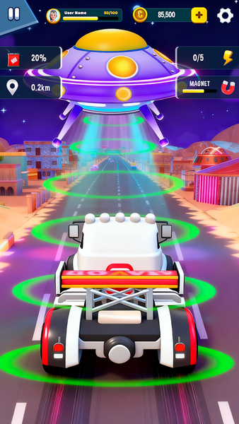 Mini Car Endless Racing Game - عکس بازی موبایلی اندروید