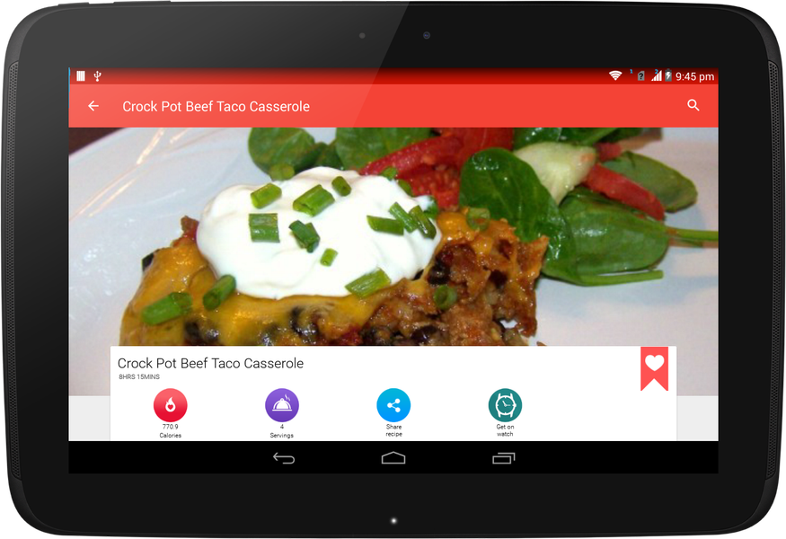 Casserole Recipes Cookbook App - عکس برنامه موبایلی اندروید