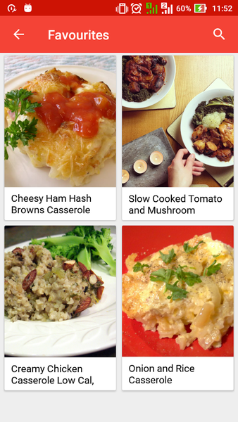 Casserole Recipes - عکس برنامه موبایلی اندروید