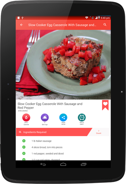 Casserole Recipes Cookbook App - عکس برنامه موبایلی اندروید