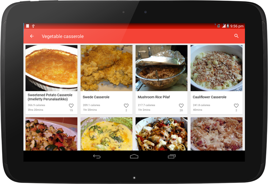 Casserole Recipes Cookbook App - عکس برنامه موبایلی اندروید